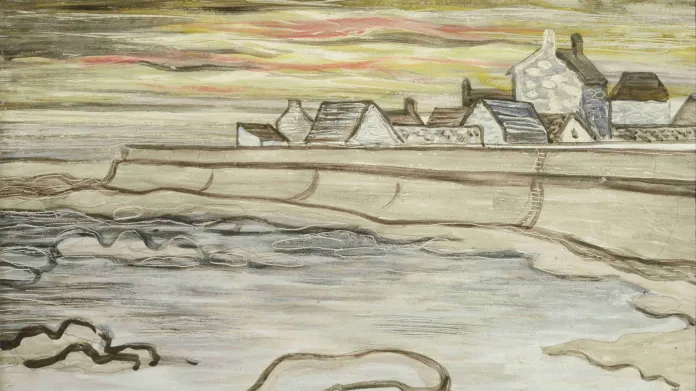 Jan Zrzavý / Pobřeží na Île de Sein, 1934