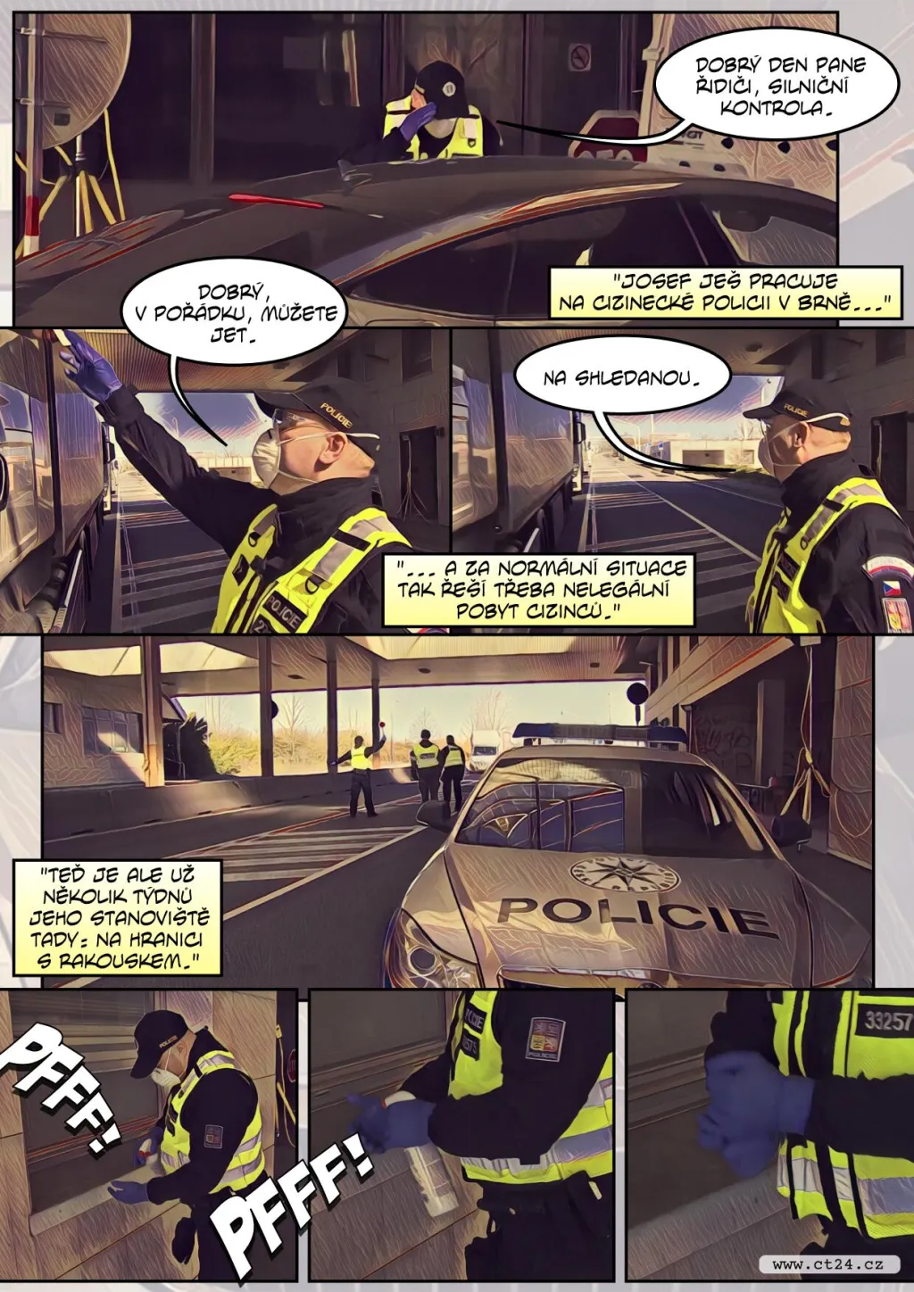 Policisté v první linii. Dodržování pravidel musí hlídat více než kdy jindy