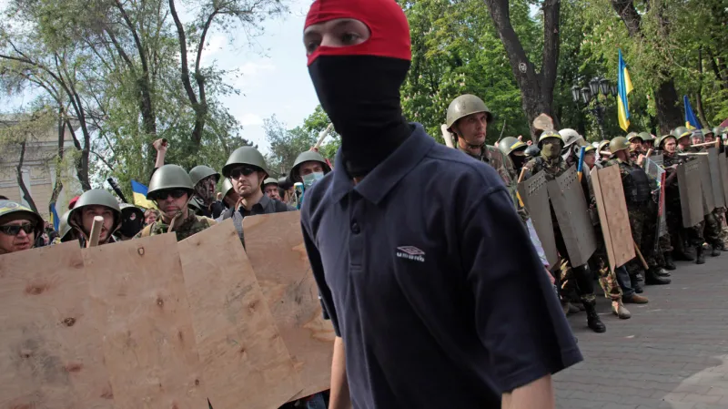 Střety demonstrantů v Oděse