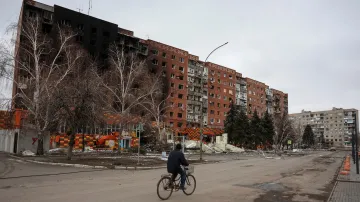 Pokrovsk poničený ruskými útoky (6. 2. 2025)