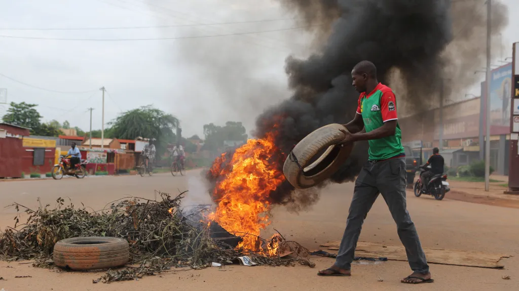 Pouliční protesty v Ouagadougou
