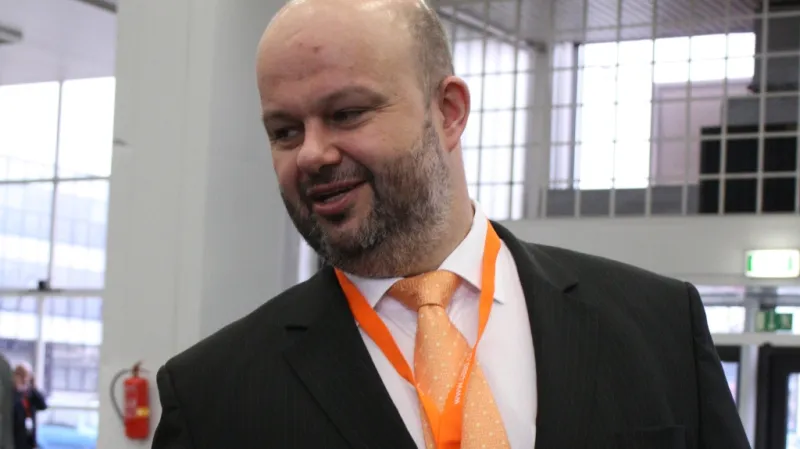 Poslanec Martin Pecina na 36. sjezdu ČSSD