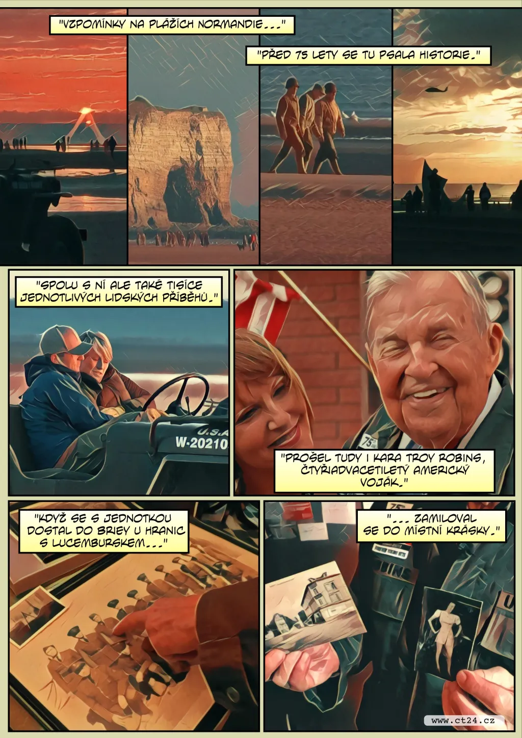 Komiks: Americký veterán našel ztracenou lásku