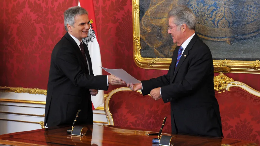 Werner Faymann a Heinz Fischer