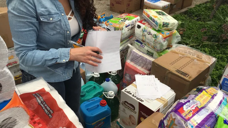 Pomoc pro oběti zemětřesení v Mexiku