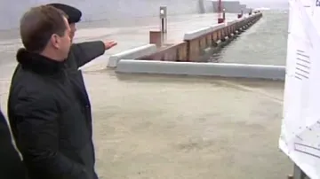Dmitrij Medvěděv na Kurilských ostrovech