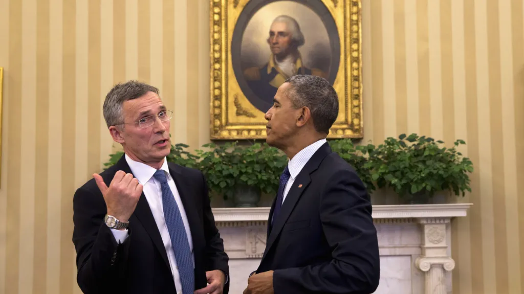 Jens Stoltenberg a Barack Obama