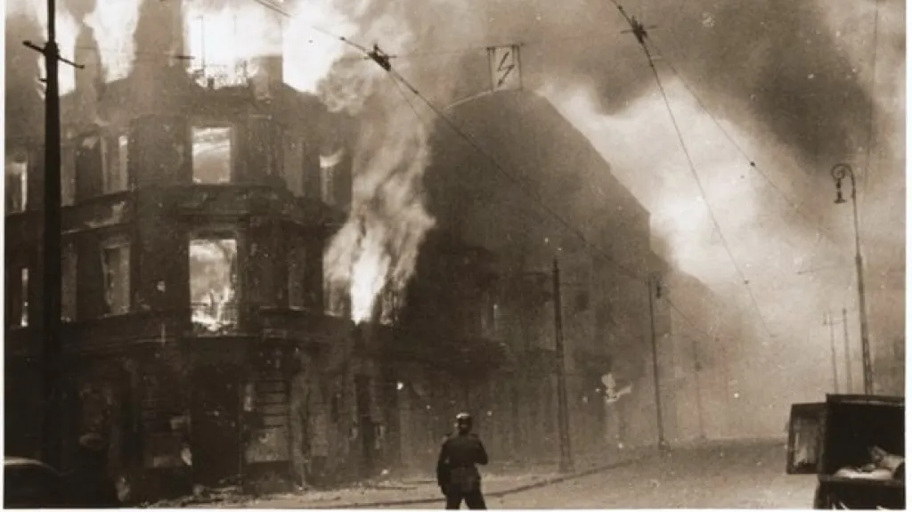 Požár ve varšavském ghettu