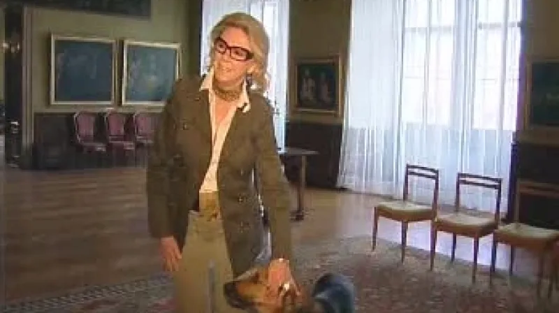 Kristina Colloredo-Mansfeld na opočenském zámku