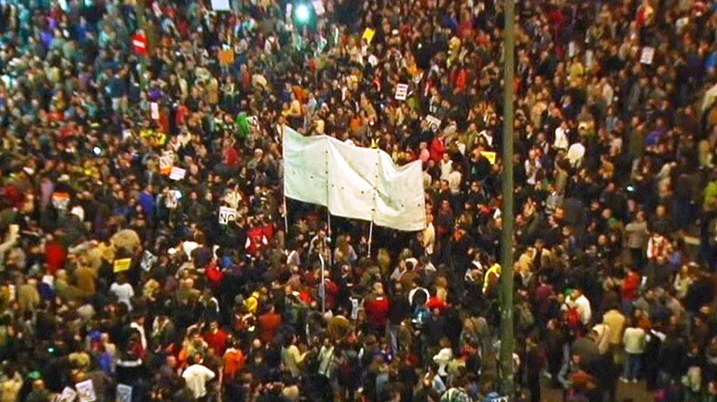 Demonstrace v Madridu