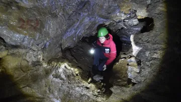 Nově připravovaná trasa v jeskyni Výpustek