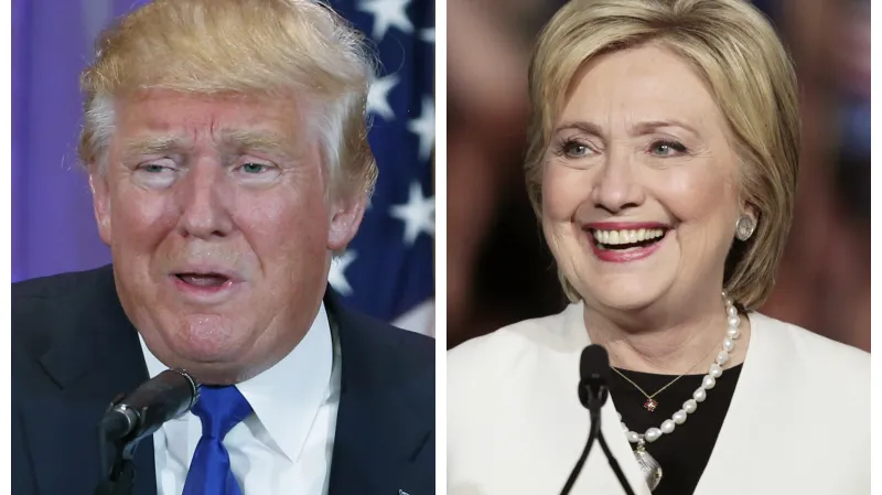 Donald Trump a Hillary Clintonová