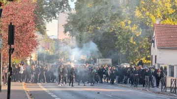 Studentské protesty poblíž Paříže (5. října 2026)
