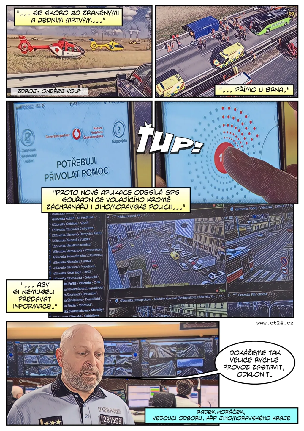 Aplikace Záchranka zprostředkovala už 150 tisíc volání