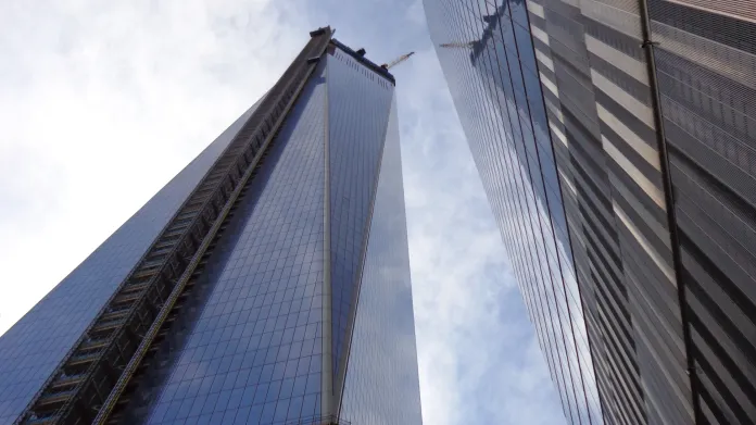 Rozestavěný mrakodrap One Trade Center v New Yorku