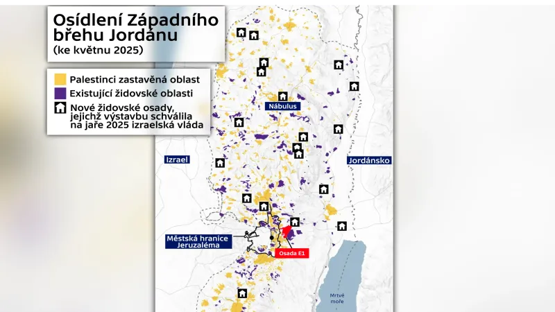 Osídlení Západního břehu s osadou E1