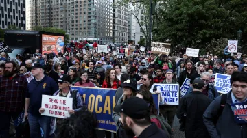 Prvomájová demonstrace v New Yorku