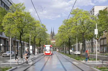 V Brně vznikne nový bulvár. Propojí budoucí nádraží s centrem