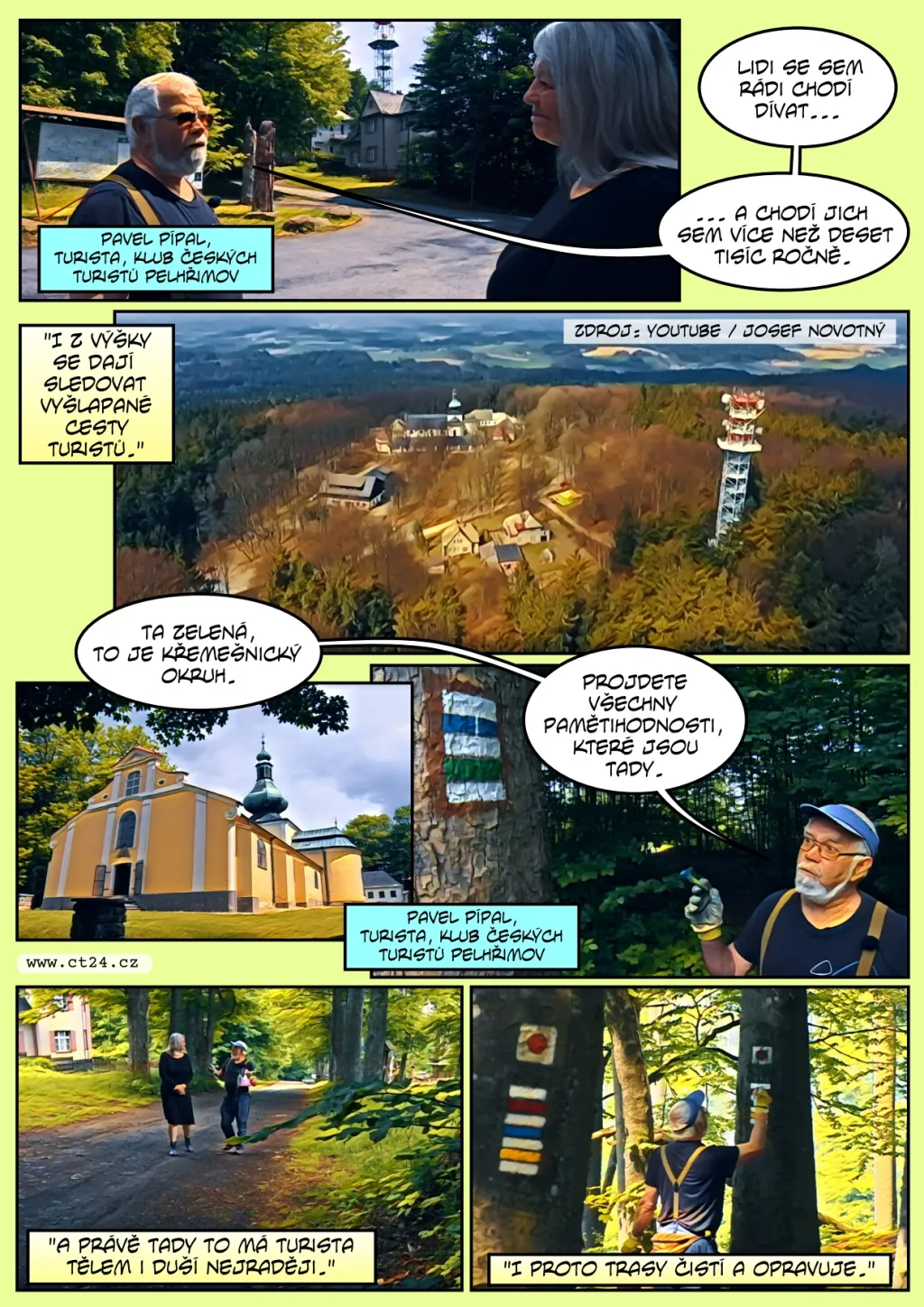 Turistické značky nás doprovázejí na desítkách tisíc kilometrů tras