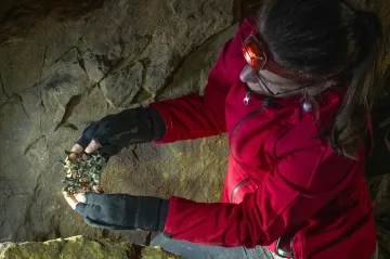 V Kateřinské jeskyni v Moravském krasu měli ve středověku zřejmě dílnu penězokazci