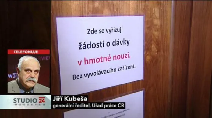 Studio ČT24 k jednání sociálního výboru