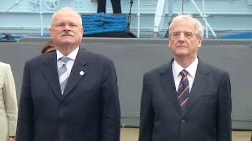 Ivan Gašparovič a László Sólyom