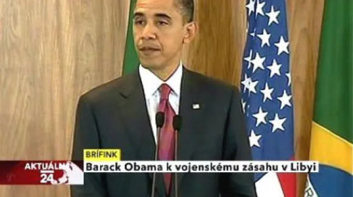 Tisková konference Baracka Obamy