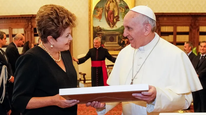 František se setkal s brazilskou prezidentkou