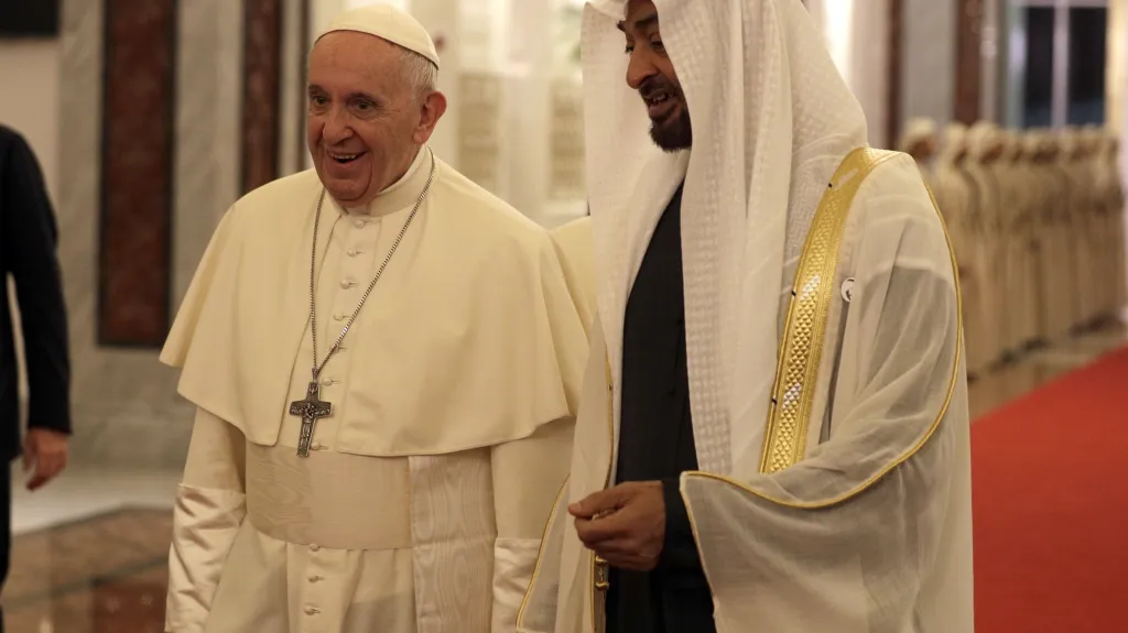 Papež František a šajch Muhammad bin Zajd Nahaján