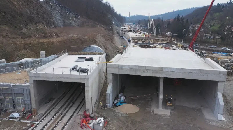 Tramvajový tunel v Žabovřeské