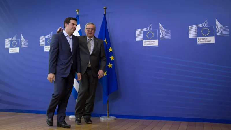 Alexis Tsipras a Jean-Claude Juncker