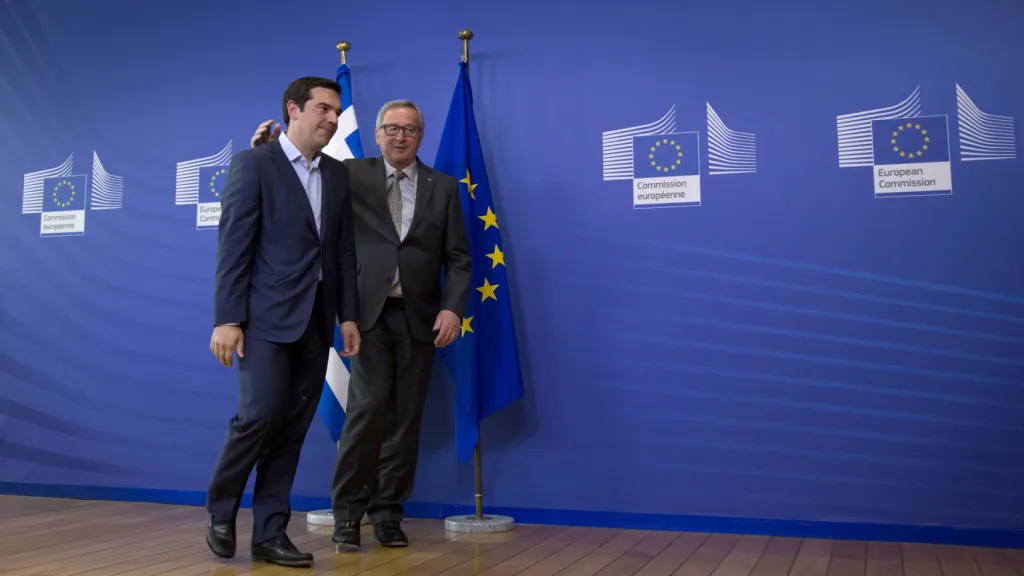 Alexis Tsipras a Jean-Claude Juncker