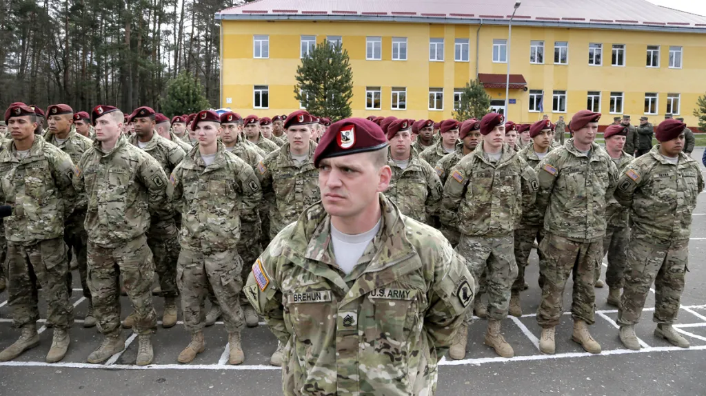 Američtí vojáci na Ukrajině
