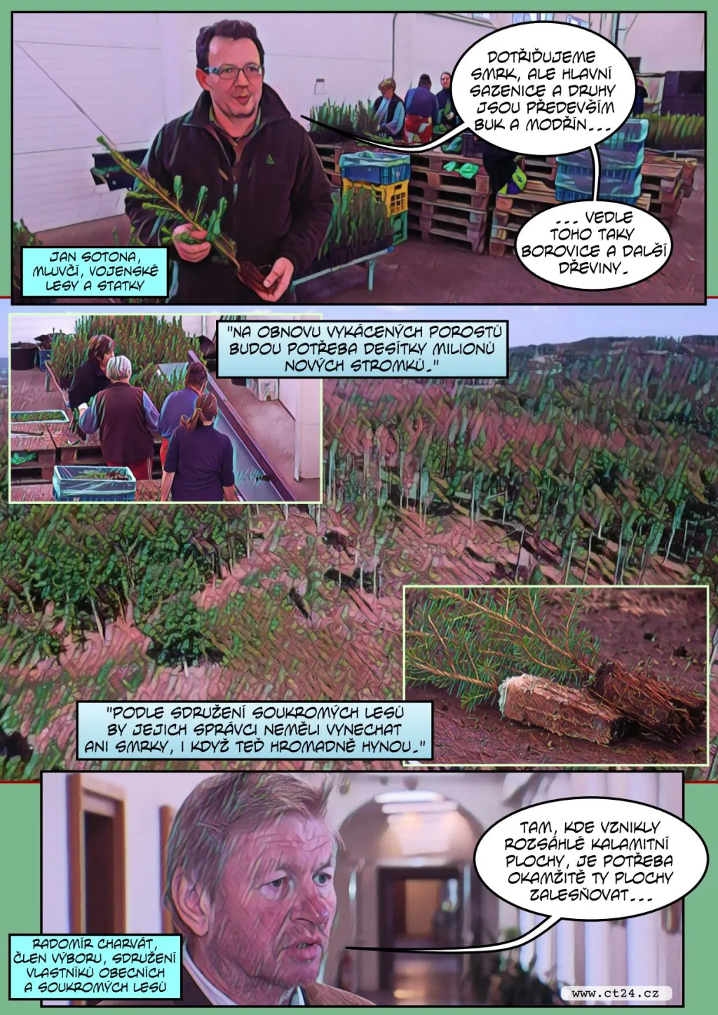 Kůrovcová kalamita postupuje lesy napříč republikou