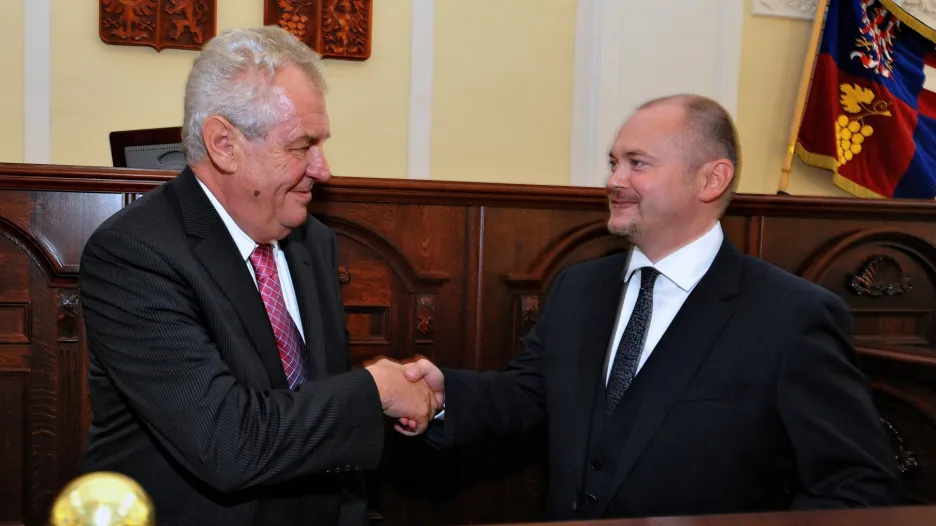Miloš Zeman a Michal Hašek