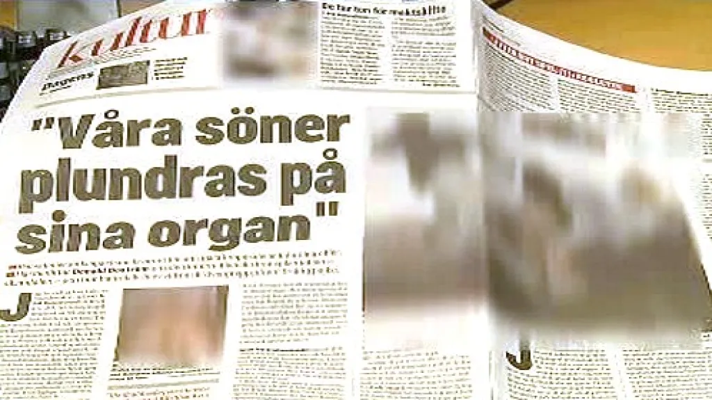 Článek deníku Aftonbladet