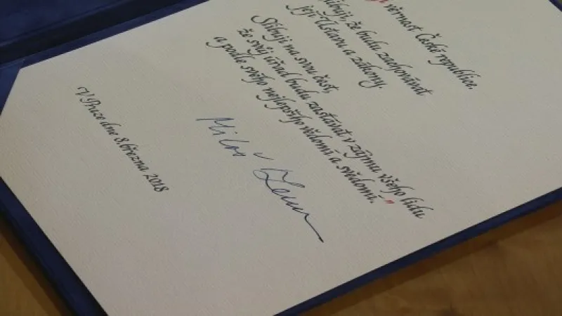 podpis,  Autor: ČT24,  Zdroj: ČT24