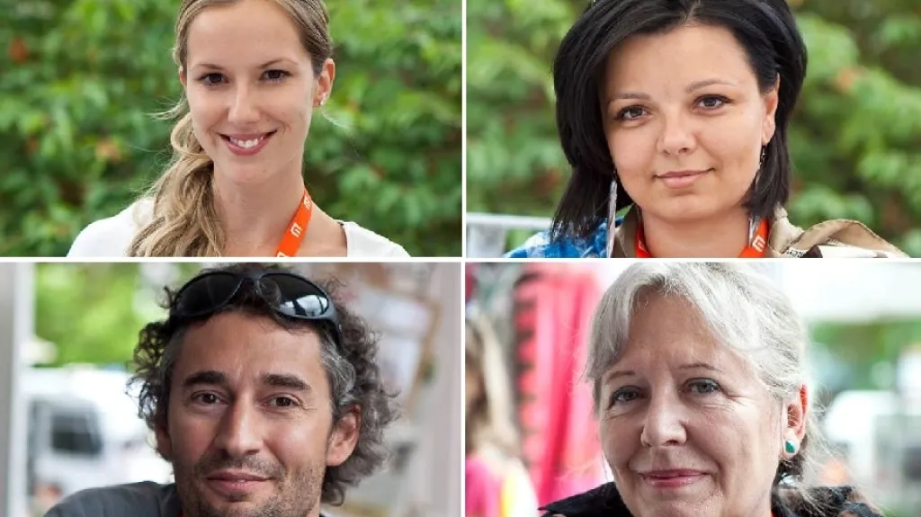 Hosté Čaje o třetí: Romana Mazalová, Silvie Dymáková, Jakub Hejna, Helena Třeštíková