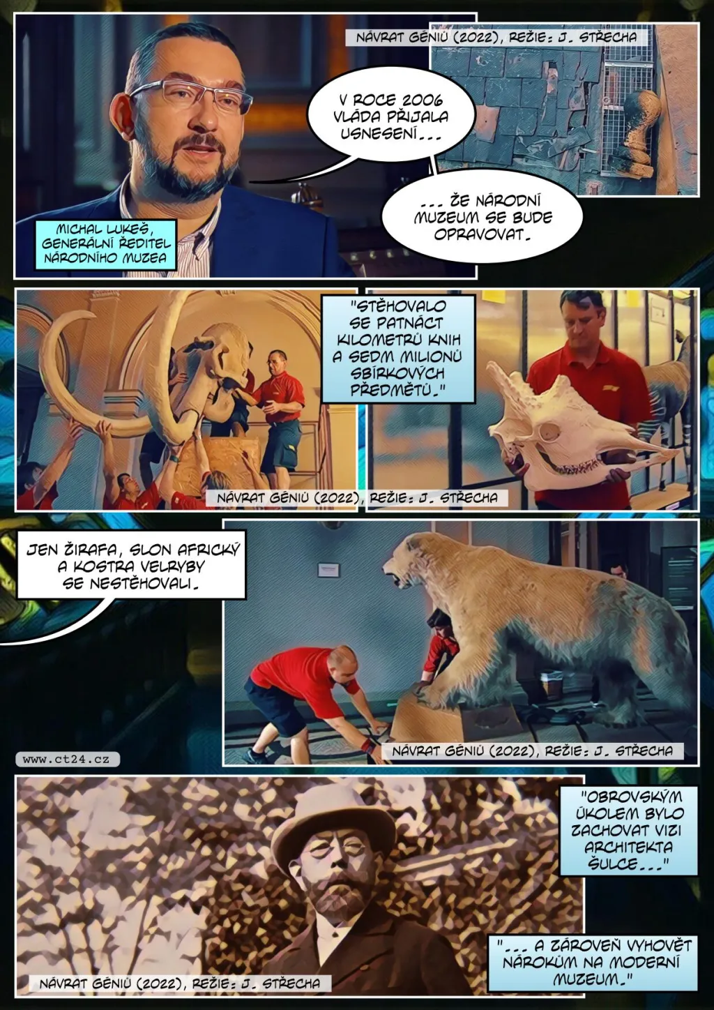 Dokument o opravě Národního muzea