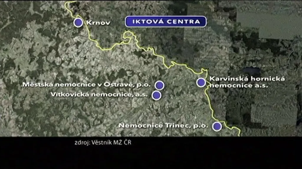 Iktová centra v MS kraji