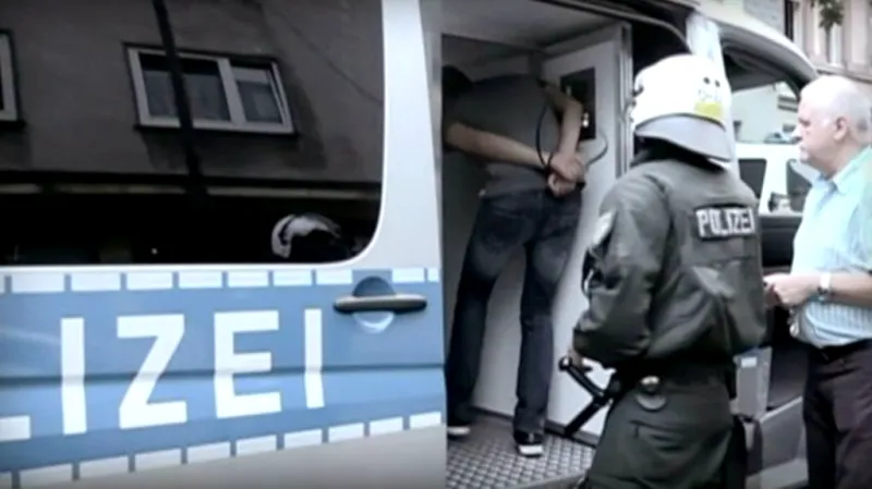 Zásah německé policie