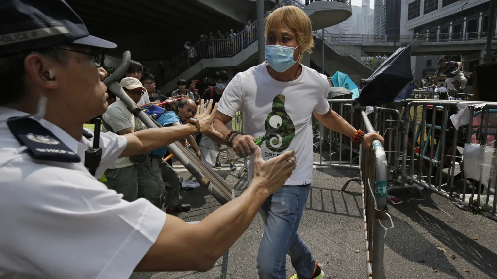 Protesty v Hongkongu