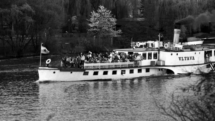Loď Vltava po rekonstrukci v 60. letech