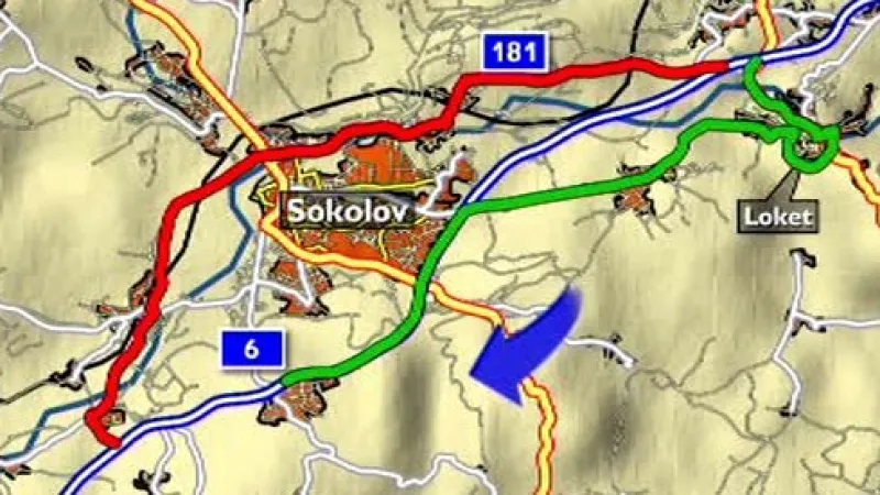 Uzavírka I/6 – možné objížďky