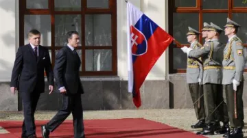 Robert Fico a Anders Fogh Rasmussen