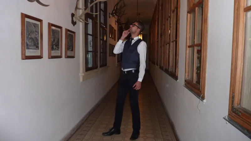 Ze zámku v Mníšku pod Brdy