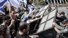 Protivládní protest v Izraeli kvůli reformě justice