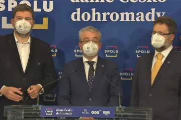 ODS, TOP 09 a lidovci půjdou do pražských voleb SPOLU. Nyní jsou rozděleni mezi radu a opozici