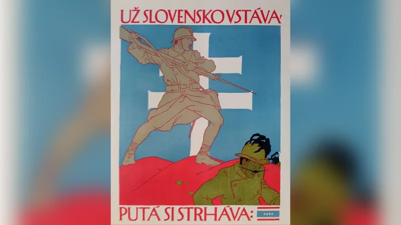 Plakát z doby první světové války podle návrhu Vojtěcha Preissiga