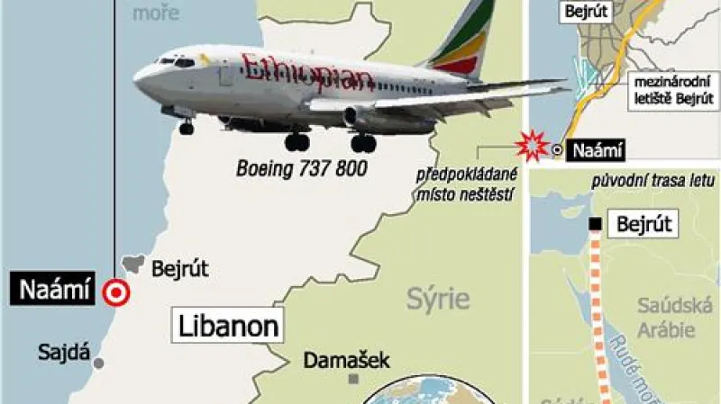 Pád etiopského letadla